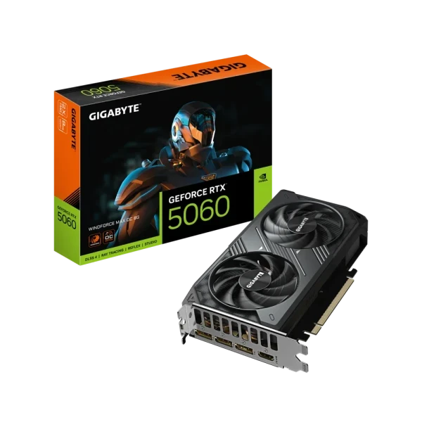 Grafička karta Gigabyte GeForce RTX 5060 Windforce OC GV-N5060WF2MAX OC-8GD 8GB GDDR7