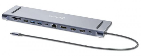 MH 12 in 1 Triple HDMI Docking Station
