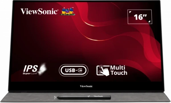 Monitor 15.6 Viewsonic TD1655  Touch 1920x1080Full HDIPS60Hz2xUSB-CHDMIAudioZvučnici