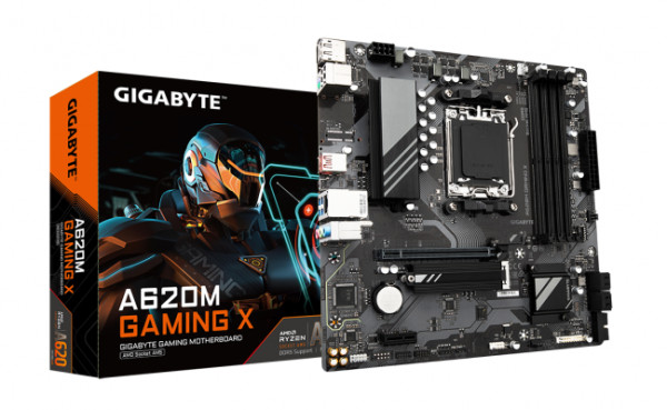 AM5, AMD A620 Chipset, Dual Channel DDR5 4x SMD DIMMs with AMD EXPO & Intel XMP Memory Module Support,Extended Connectiv ( A620M GAMING X )