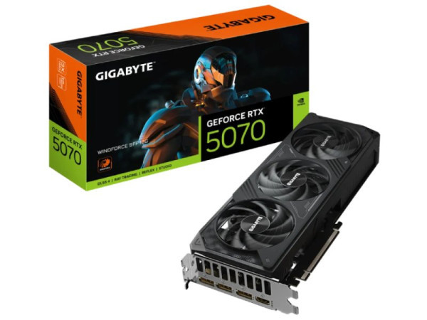 Gigabyte RTX 5070 Windforce 12GB SFF GDDR7, GV-N5070WF3-12GD