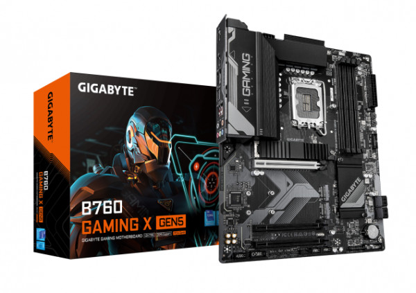 LGA1700, B760 Chipset, 4 x DDR5 DIMM, PCIe Gen5 ( B760 GAMING X GEN5 ) 