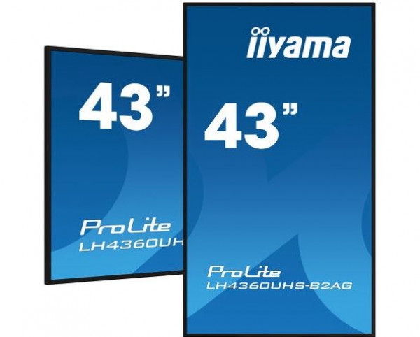 iiyama ProLite 43'' LH4360UHS-B2AG, 247 Digital Signage