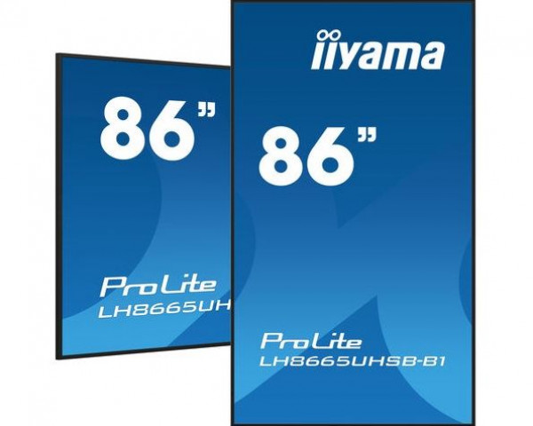 iiyama ProLite 86'' LH8665UHSB-B1, 247 Digital Signage