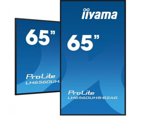 iiyama ProLite 65'' LH6560UHS-B2AG, 247 Digital Signage