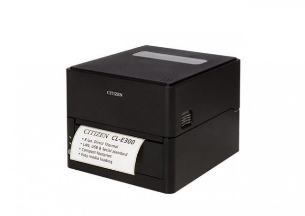 Citizen CL-E300, 8 dotsmm (203 dpi), USB, RS232, Ethernet