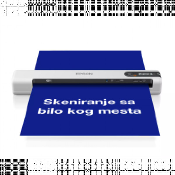 Scanner WorkForce DS-80W, Portable, CIS, A4, 4 s/page, WiFi, USB, Baterija ( B11B253402 ) 