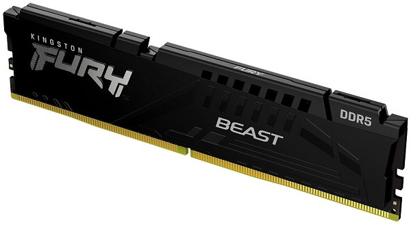 DDR5 32GB 5600MT/s [FURY BEAST], Non-ECC UDIMM, CL36 1.25V, 288-Pin 2Rx8, Black, w/Heatsink, XMP & EXPO ( KF556C36BBE-32 ) 