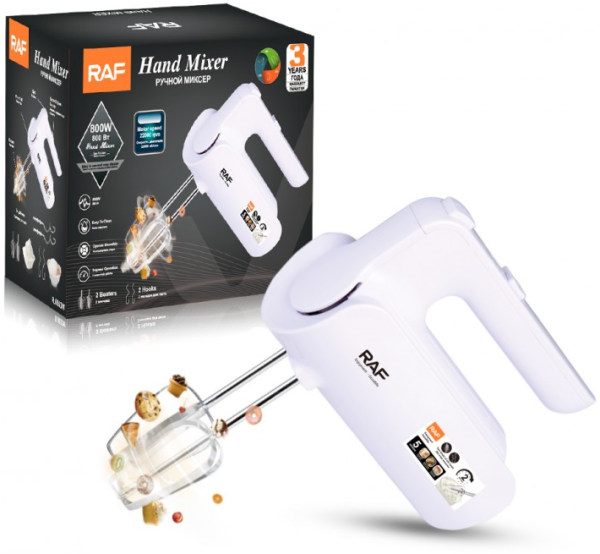 RAF R.6653W RUCNI MIKSER BELI, 800W