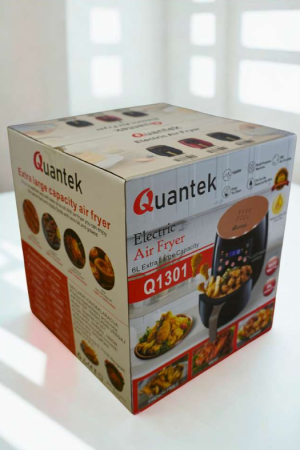 QUANTEK Q1301GR AIR FRYER SA TAJMEROM, LCD, 6L, 1600W, ZELENA