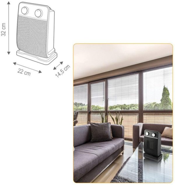 HOME FK 29 Keramicka grejalica sa ventilatorom