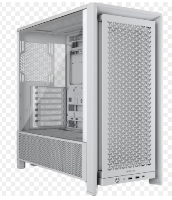 Kućište CORSAIR FRAME 4000D Mid-TowerATXstaklobez napajanjbelaCC-9011291-WW