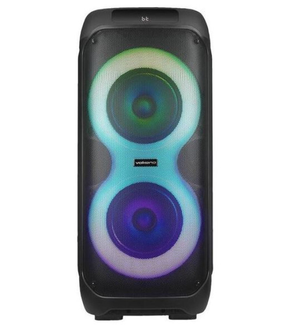 Zvucnik Volkano Groove Dual 8'' VK-3902-D8 60W Bluetooth,micro sd, usb,fm crni