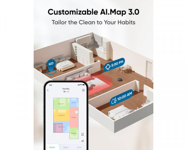 ANKER Eufy Omni X10 Pro MopMaster Robot Usisivač sa bazom beli
