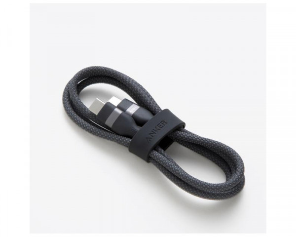 ANKER USB tip-C kabl MM 0.9m, za Super brzo punjenje 240W480Mbps, pleteni, crni