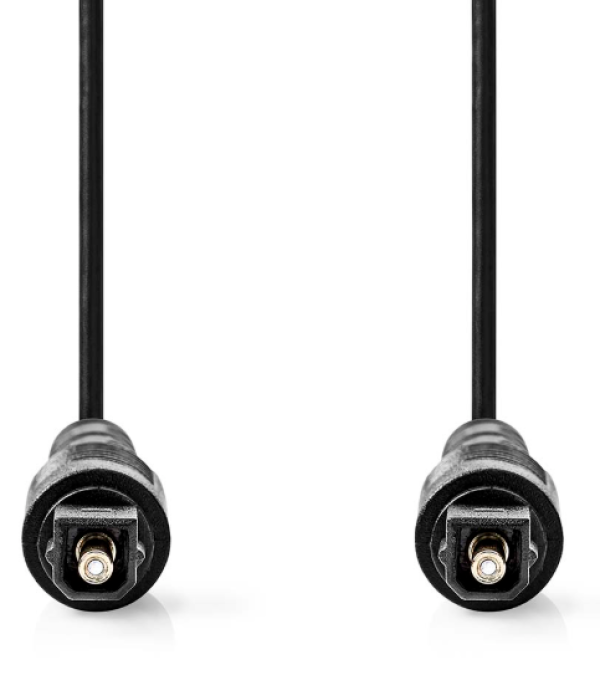 CAGL25000BK30 Opti?ki audio kabl, TosLink Muski-TosLink Muski, 3.00 m, Okrugli, PVC, Crni