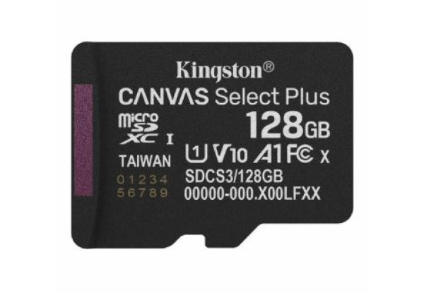 Micro SD Kingston 128GBS SDCS3128GBSP