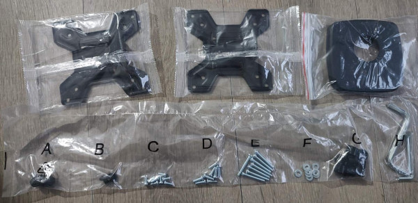 MA-D2-011 Gembird Podesivi dupli stoni drzac za monitor, tilt, 17-32 max.2x9kg