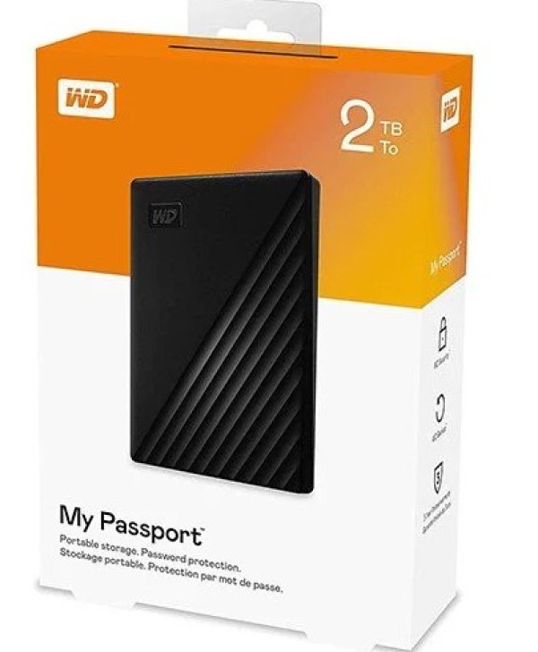 WD My Passport 2TB 2.5 in?a eksterni hard disk WDBYVG0020BBK crni