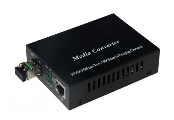 Media Converter 1G, bakar na optiku, GE SFP Port, Industr.