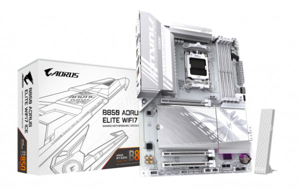AM5, AMD B850, 4x DDR5 DIMMs with AMD EXPO Memory Module Support, Ultra-Fast Storage:3x M.2 slots, including PCIe 5.0  ( B850 A ELITE WF7 I