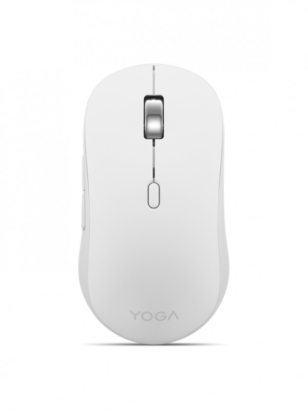 Lenovo Yoga Bluetooth Silent Mouse (Seashell/White), DPI switch 1600-2400-4000, IR optical sensor, Full size, Triple Blu ( GY51S61925 ) 