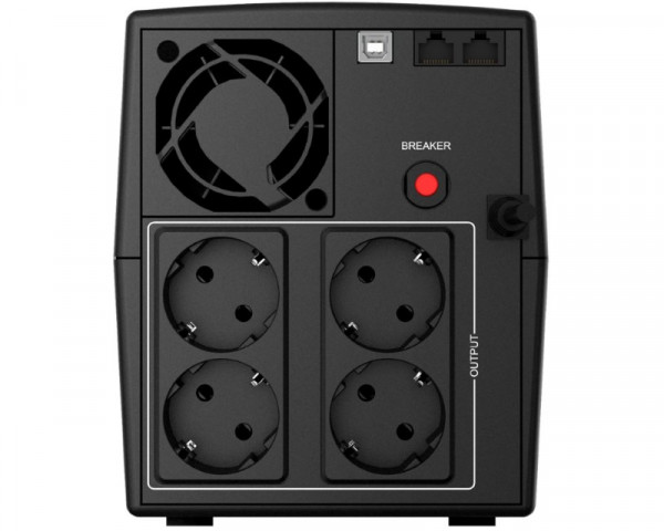 NJOY Keen 1500 USB 900W UPS (UPLI-LI150KU-CG01B) outlet