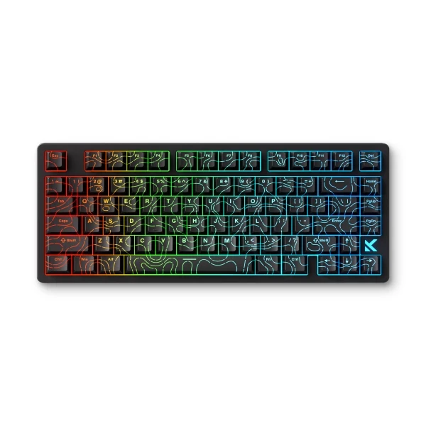 Gaming tastatura MCHOSE Jet 75 Hall Effect Magnetic Switch black topographic