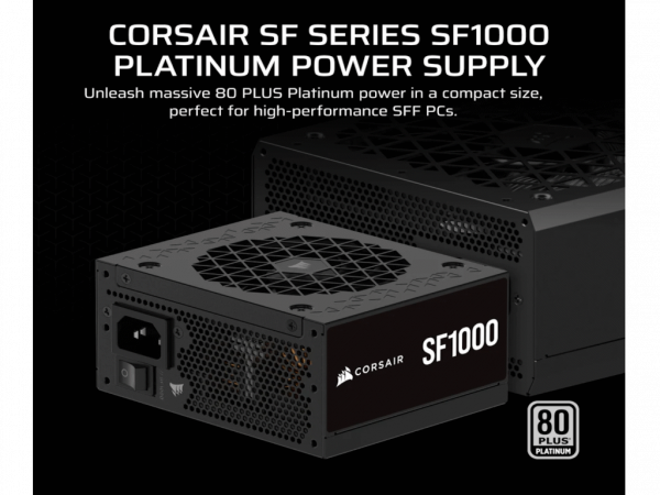 Napajanje CORSAIR SF1000 1000WSFX80+Platinummodularnocrna' ( 'CP-9020257-EU' ) 