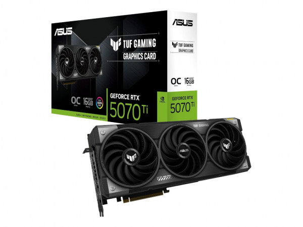 Graficke karte ASUS TUF-RTX5070TI-O16 GAMING NVD16GBGDDR7256bitcrna' ( 'TUF-RTX5070TI-O16G' ) 