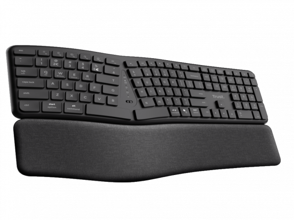 Tastatura TRUST KEYRA ERGO MULTI WRLS KEYBOARD US' ( '25459' ) 