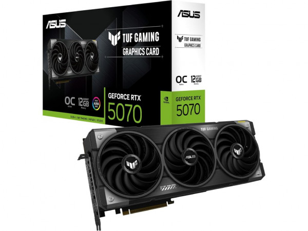 Graficke karte ASUS TUF-RTX5070-O12G-GAMING NVD12GBGDDR7192bitcrna' ( 'TUF-RTX5070-O12G' ) 