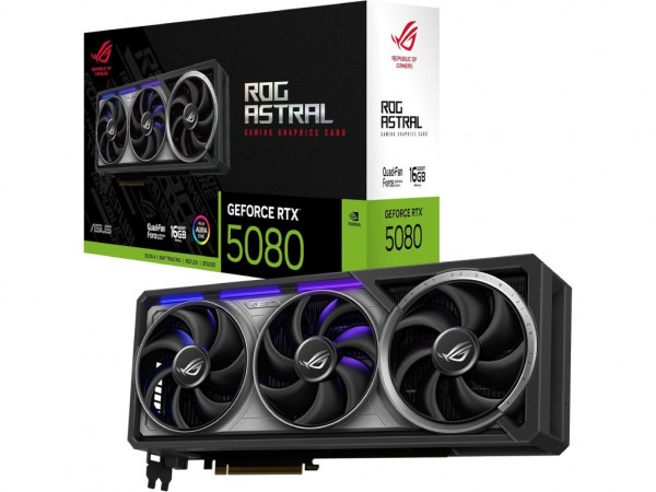 Grafiicke karte ASUS  ROG-ASTRAL-RTX5080-O16G NVD16GBGDDR7256bitcrna' ( 'R-ASTRAL-RTX5080-O16' ) 