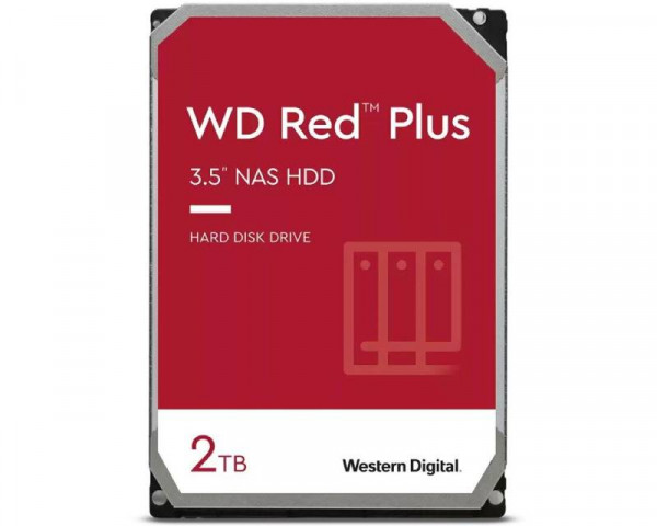 WD 2TB 3.5 inča SATA III 64MB WD20EFPX Red Plus outlet