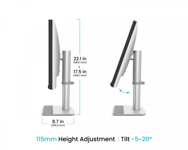 BENQ 27 inča MOBIUZ  EX271 LED 4K Nano UHD 3840x2160 IPS monitor sivi