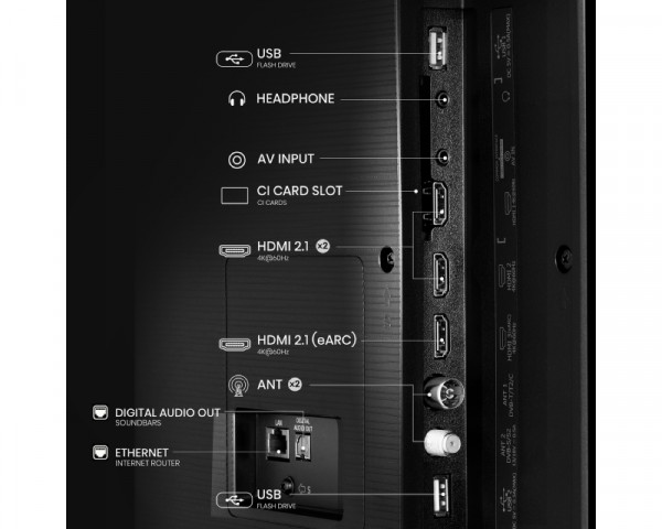 HISENSE 85 inča 85E7NQ QLED 4K UHD Smart TV