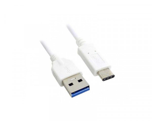 E-GREEN Kabl 3.0 USB A - USB 3.1 tip C MM 1.5m (za Huawei) 66W, 6A beli