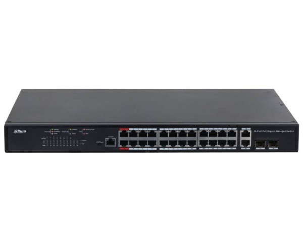 DAHUA_ PFS4226-24GT-370 26-Port Managed Gigabit Switch with 24-Port PoE