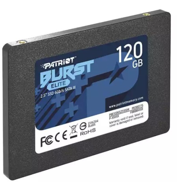 SSD 2.5 SATA3 6Gb/s 120GB Patriot Burst Elite 450MBs/320MBs PBE120GS25SSDR