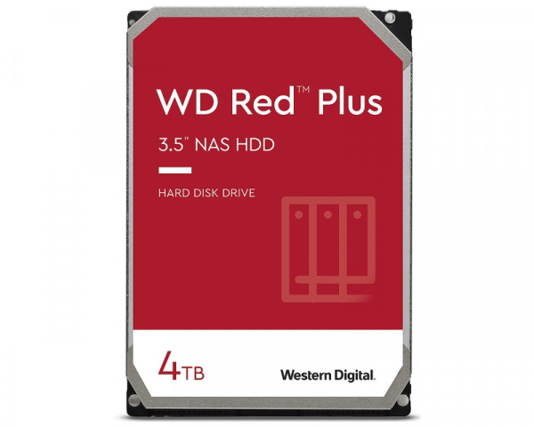 WD 4TB 3.5'' SATA III 128MB WD40EFZX Red Plus outlet