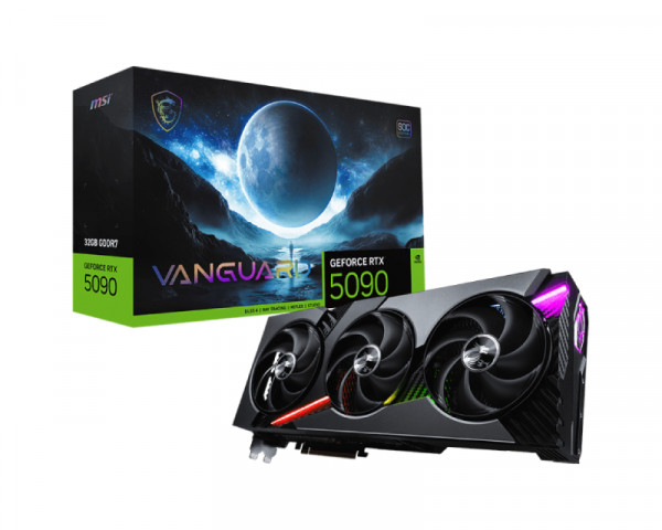 MSI nVidia GeForce RTX 5090 VANGUARD 32G 512 bit GeForce RTX 5090 32G VANGUARD SOC grafička karta