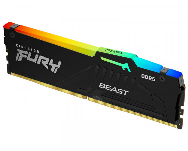 KINGSTON DIMM DDR5 32GB 6000MTs KF560C36BBE2A-32 FURY Beast Black RGB EXPO