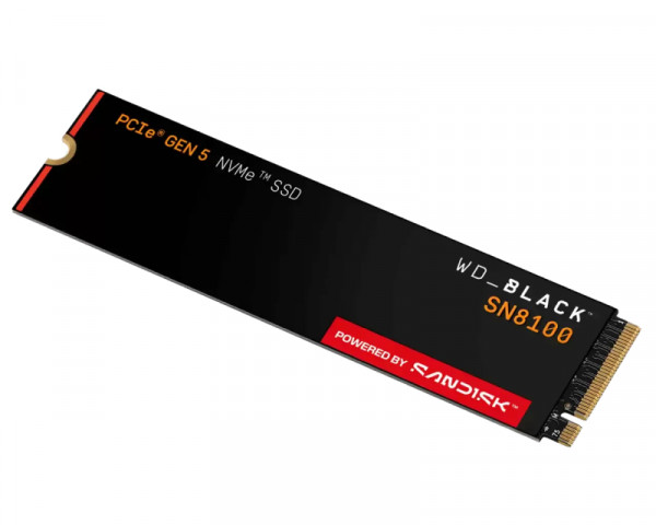 WD 4TB M.2 NVMe SSD Gen5 WDS400T1X0M SN8100 Black