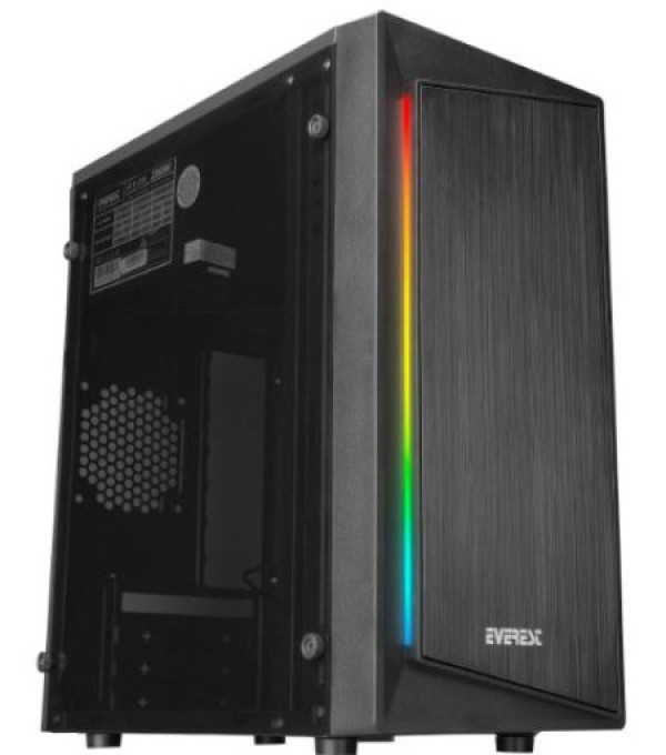 Kuciste Everest Blazon Peak bez PSU, Acrylic Panel Gaming RGB