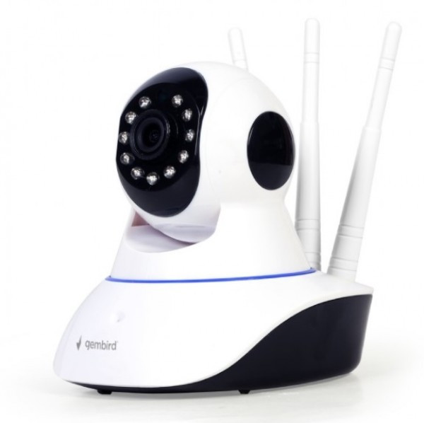 ICAM-WRHD-02 * Gembird FULL HD zicna+bezicna video nadzor IP kamera,night/day LED,SD,360,mik+zv 2409
