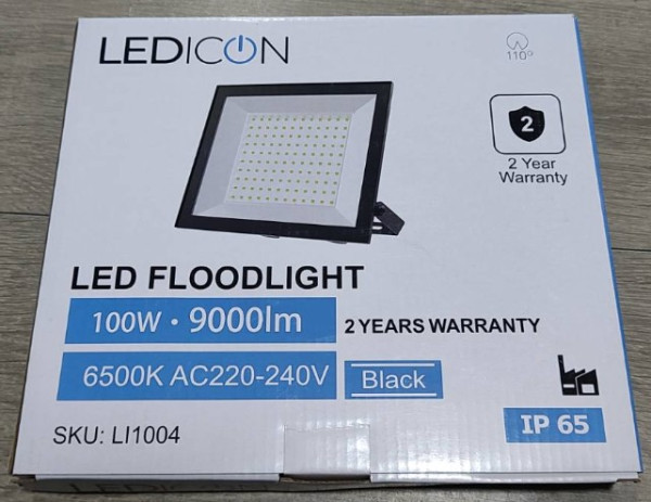 LED REFLEKTOR 100W 9000lm 6500K IP65