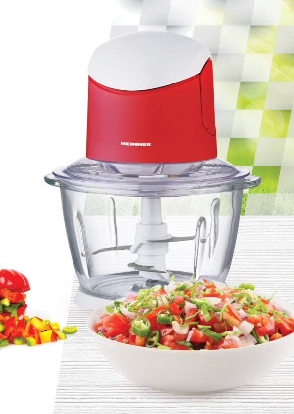Seckalica HEINNER HMC-K500WHR 500Wstaklena posuda,2noža