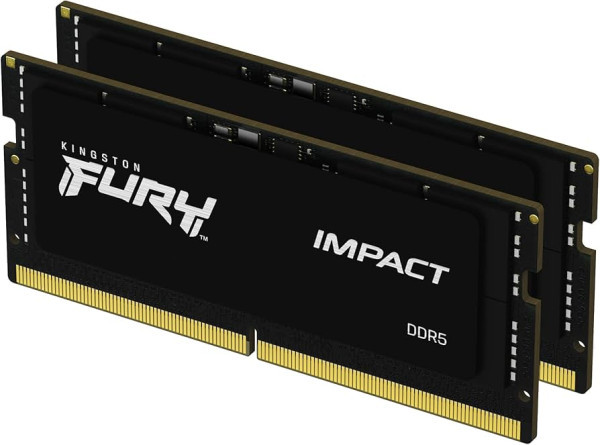 RAM SODIMM DDR5 32GB (2x16GB) 5600MTs Kingston Fury KF556S40IBK2-32