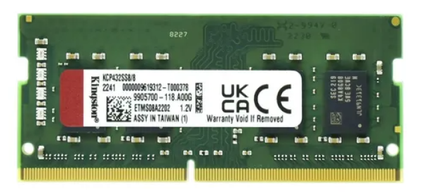 RAM SODIMM DDR4 8GB 3200MHz Kingston KCP432SS68