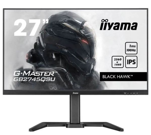 Monitor 27'' Iiyama GB2745QSU-B2 IPS 2560x1440100Hz1msHDMIDPUSBpivot
